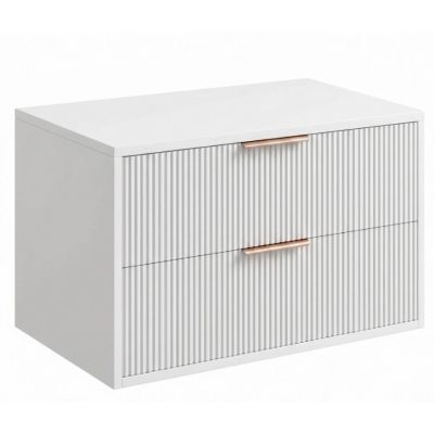 Rea Mono szafka 80x47x48 cm podumywalkowa wisząca biała REA-M0403