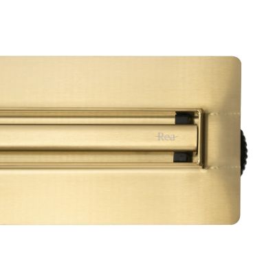 Rea Neo Slim Pro odpływ liniowy 60 cm złoty szczotkowany REA-G2713