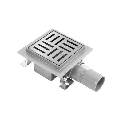 Rea Cross odpływ punktowy 15 cm stal REA-G6201