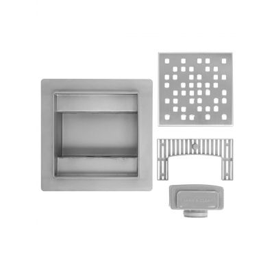 Rea Dots odpływ punktowy 12 cm stal REA-G6202