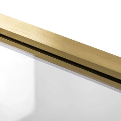 Rea Aero Walk-In ścianka prysznicowa 100 cm złoty szczotkowany/szkło przezroczyste REA-K4701