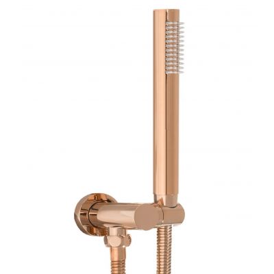 Rea Lungo-Miler zestaw prysznicowy termostatyczny różowe złoto REA-P6613