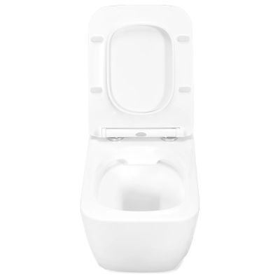 Rea Martin Rimless miska WC wisząca z deską wolnoopadającą biała REA-C8006