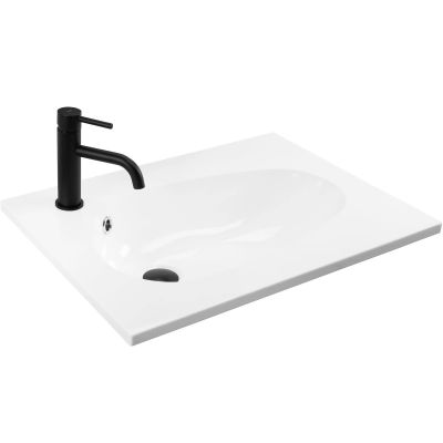 Rea umywalka 61x46,5 cm prostokątna biała REA-U6020