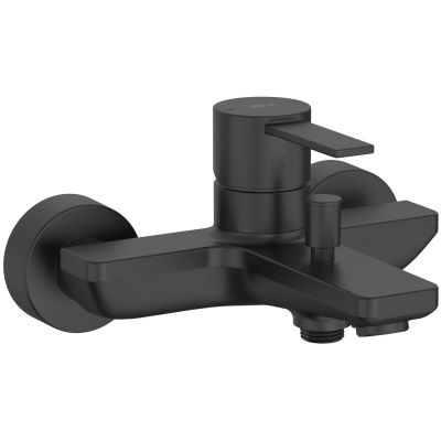 Roca Targa bateria wannowo-prysznicowa ścienna czarny mat A5A025FNB0