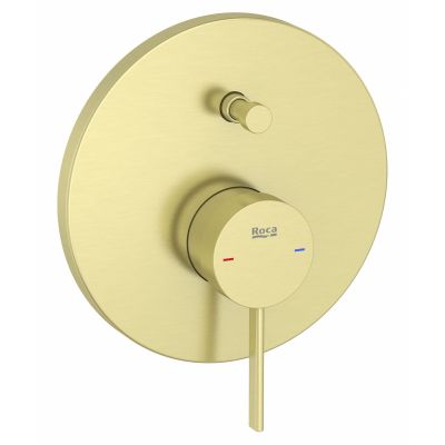 Roca Ona bateria wannowo-prysznicowa podtynkowa złota A5A0B9EVA0