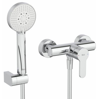 Roca l20 bateria prysznicowa ścienna chrom A5A209HC00