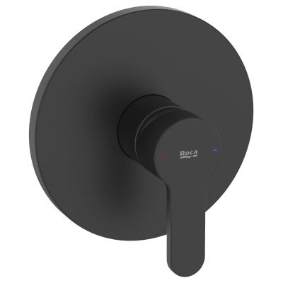Roca l20 bateria prysznicowa podtynkowa czarna A5A229HNB0