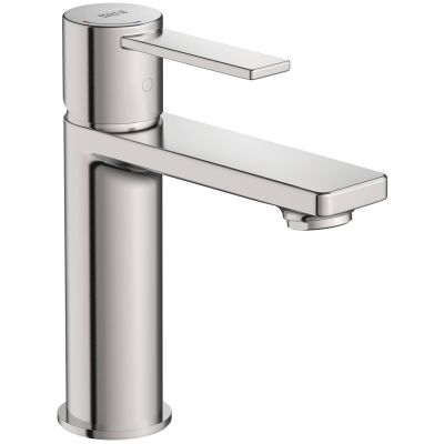 Roca Targa bateria umywalkowa stojąca stal inox A5A325FSM0