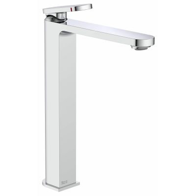 Roca Kay bateria umywalkowa stojąca wysoka chrom A5A347GC00