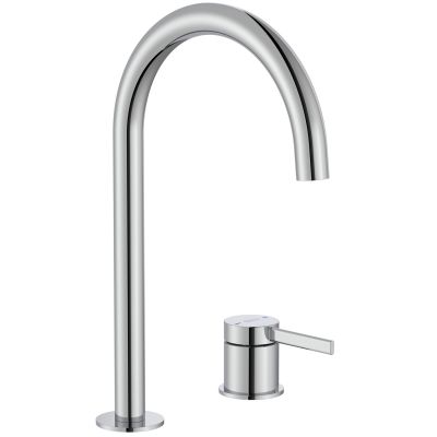 Roca Ona bateria umywalkowa stojąca chrom A5A389EC00