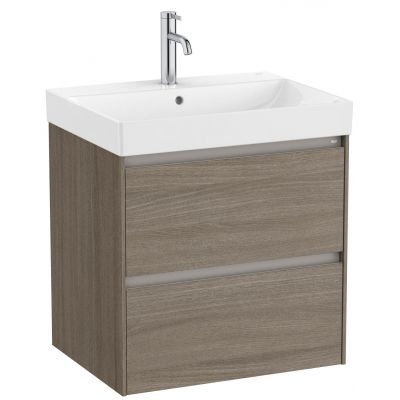 Roca Ona umywalka z szafką 50 cm brązową A851688511