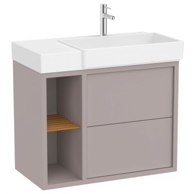 Roca Tura umywalka z szafką 100 cm szlachetny szary A852027559