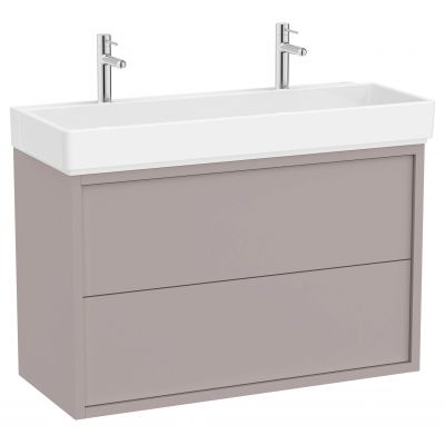 Roca Tura umywalka z szafką 100 cm szlachetny szary A852036559