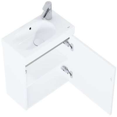 Roca Mini-N umywalka z szafką 45 cm biały połysk A852445806