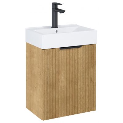 Roca Reef umywalka z szafką 44,6 cm jasny dąb A852446464