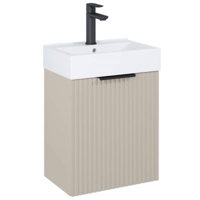 Roca Reef umywalka z szafką 44,6 cm Fume mat A852446539