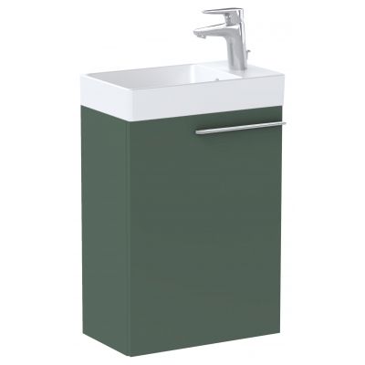 Roca Ella szafka 43,5x24,9x59,8 cm podumywalkowa wisząca zielony mat A857779534