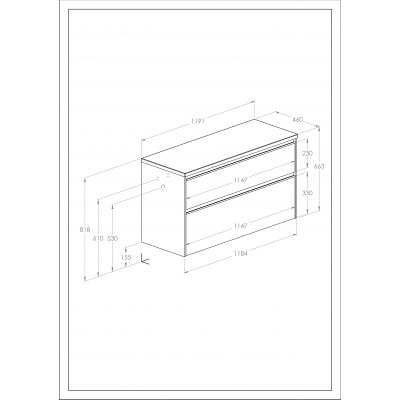 Roca Gap Pro szafka 63,5x118,4x45,1 cm podumywalkowa wisząca jasny dąb A857906464