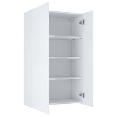 Roca Extra szafka 59,6x31,6x100 cm boczna wisząca biały połysk A857961806