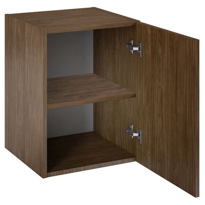 Roca Kwadro szafka 39,8x38,4x53 cm boczna wisząca orzech A857974540