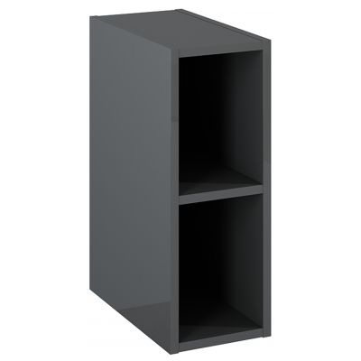 Roca Kwadro szafka 20x38,6x53 cm boczna wisząca antracyt A857975153