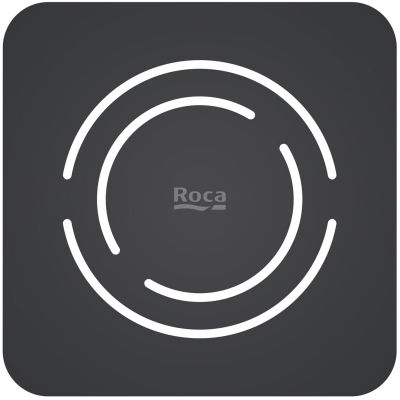 Roca Magma osłona dekoracyjna 12x12 cm czarny A276513400