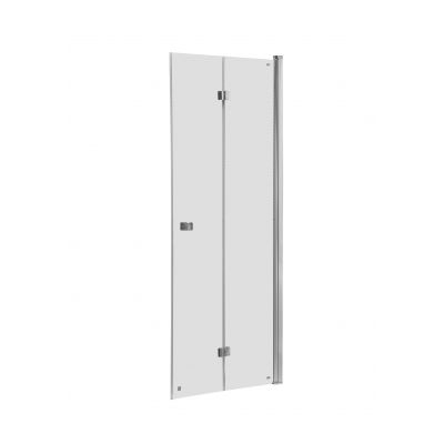 Roca Capital drzwi prysznicowe 80 cm składane chrom/szkło przezroczyste AM4508012M