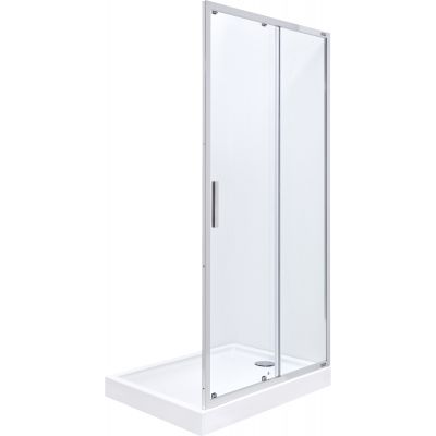 Roca Town-N drzwi prysznicowe 100 cm chrom/szkło przezroczyste AMP2810012M
