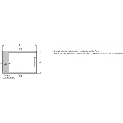 Roca Pyros brodzik prostokątny z syfonem 140x90 cm kawowy AP90157838401660