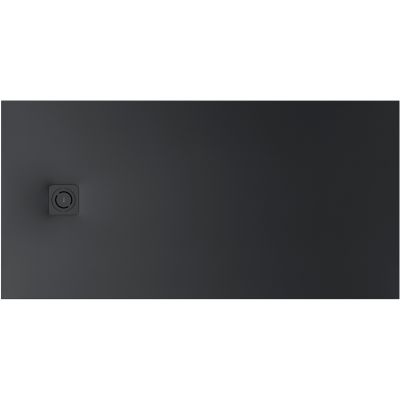 Roca Magma brodzik prostokątny 140x90 cm kompozyt Stonex czarny APE0157838403400
