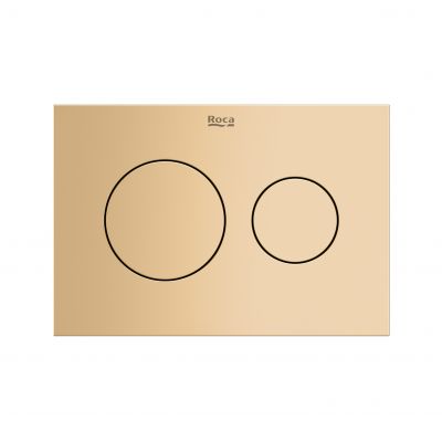 Roca Duplo S przycisk spłukujący do WC złoty A8902233RG