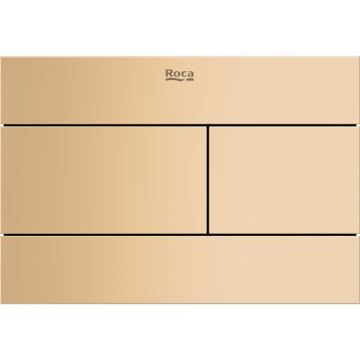 Roca Duplo S przycisk spłukujący do WC różowe złoto A8902243RG