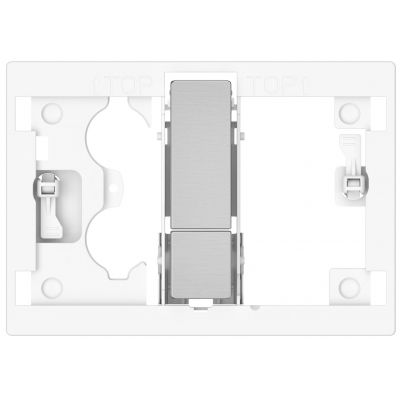 Roca Duplo S mechanizm przycisku do WC stal szczotkowana A890421304