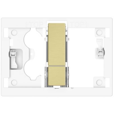 Roca Duplo S mechanizm przycisku do WC złoty A8904213VA