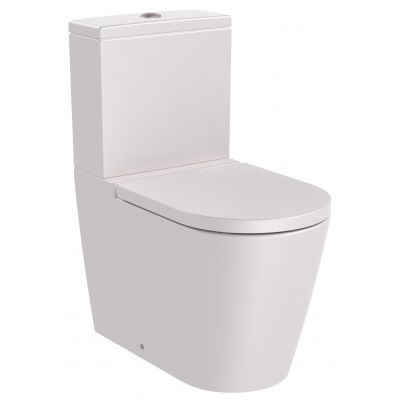 Roca Inspira miska WC stojąca kompakt Rimless perłowa A342526630