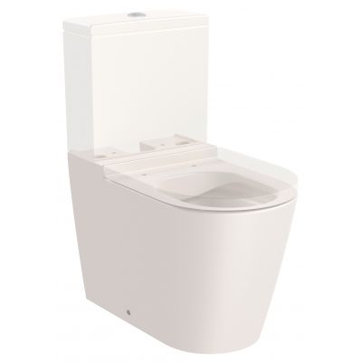 Roca Inspira miska WC stojąca kompakt Rimless beżowy A342526650