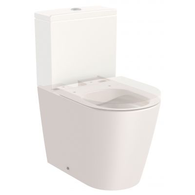 Roca Inspira miska WC stojąca kompakt Rimless beżowa A342529650
