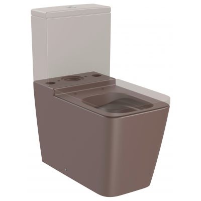 Roca Inspira miska WC stojąca kompakt Rimless cafe A342536660