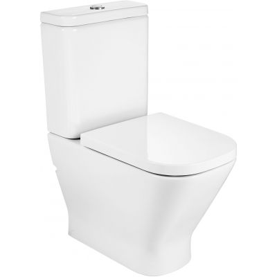 Roca Gap miska WC kompaktowa Rimless Maxi Clean biała A34273700M