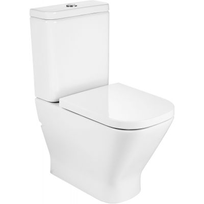 Roca Gap miska WC kompakt Rimless Supraglaze biała A342737S0H