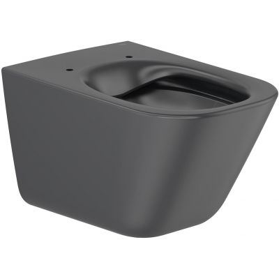 Roca Gap miska WC wisząca bez kołnierza czarny A34647L080