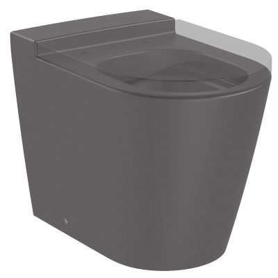 Roca Inspira miska WC stojąca bez kołnierza onyx A347526640