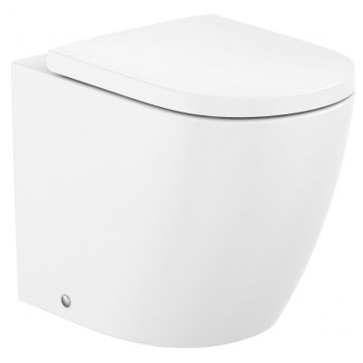 Roca Meridian miska WC stojąca bez kołnierza ze spłukiwaniem wirowym biały mat A347747620