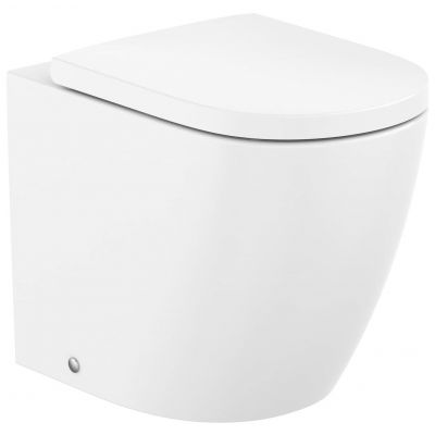 Roca Meridian miska WC stojąca bez kołnierza ze spłukiwaniem wirowym biały połysk A347747S00