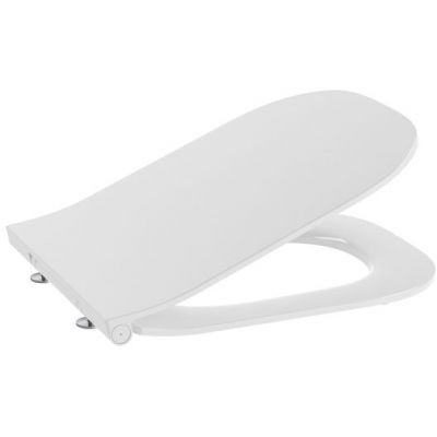 Zestaw Roca Gap Square miska WC kompakt z deską wolnoopadającą biały (A342477000, A801472003)