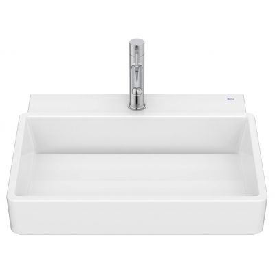 Roca Tura umywalka 55x43 cm prostokątna nablatowa biała A327693000