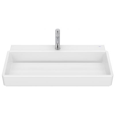 Roca Tura umywalka 80x43 cm prostokątna ścienna-nablatowa biała A327695000