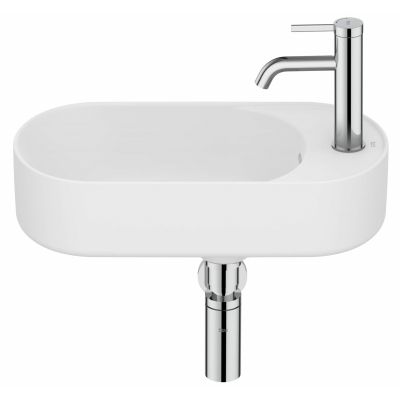 Roca Meridian umywalka 50x27,5 cm owalna ścienna biała A327740620