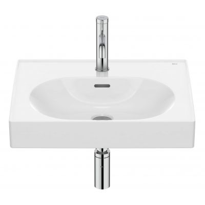 Roca Meridian umywalka 55x46 cm prostokątna ścienna-meblowa biała A327741000